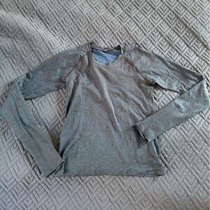 lululemon athletica Gray Long Sleeve Top